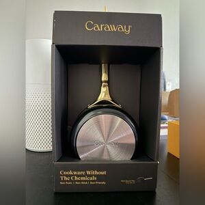Caraway Black and Gold Cookware 1.75 QT